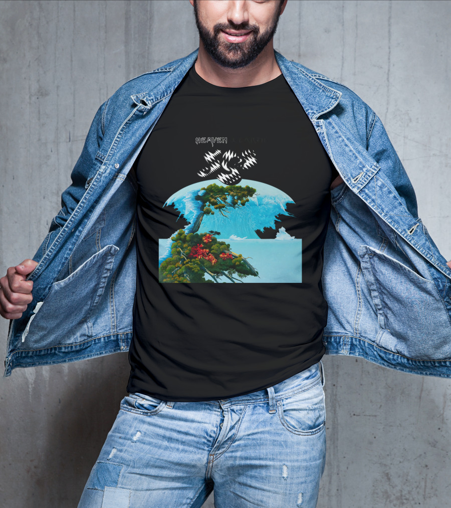 Yes Heaven And Earth Album Cover T-Shirt