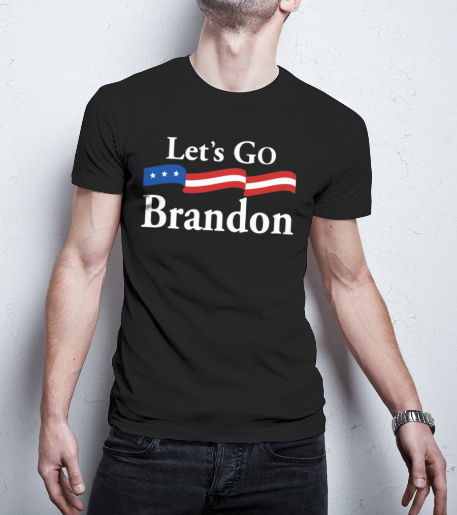 Let's Go Brandon American Flag T-Shirt