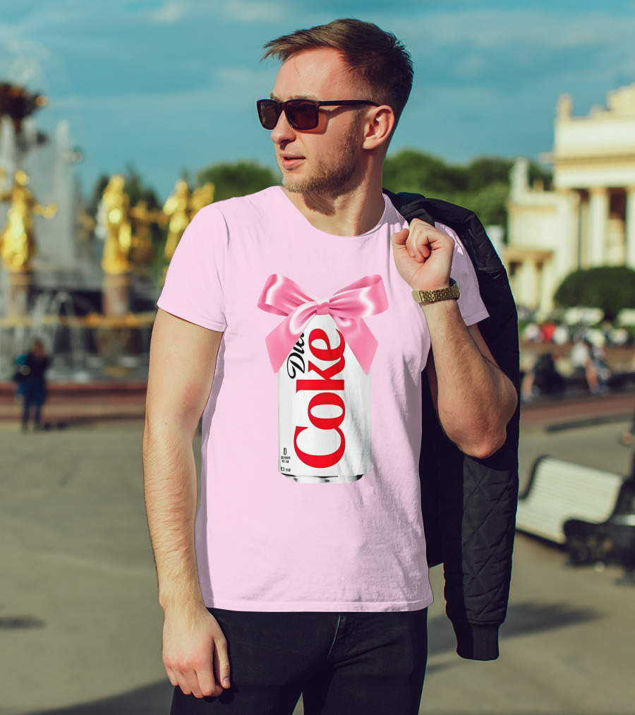 Pink Bow Diet Coke Can T-Shirt