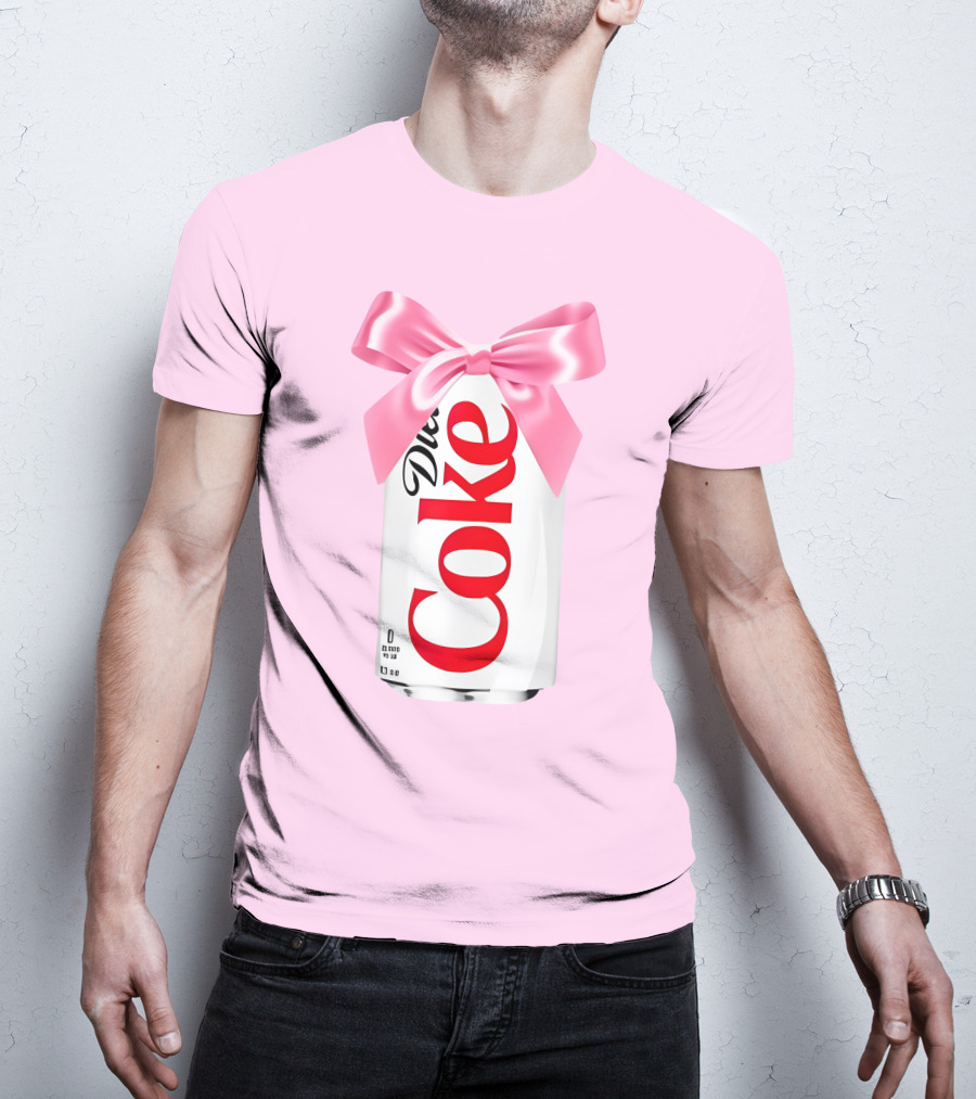 Pink Bow Diet Coke Can T-Shirt
