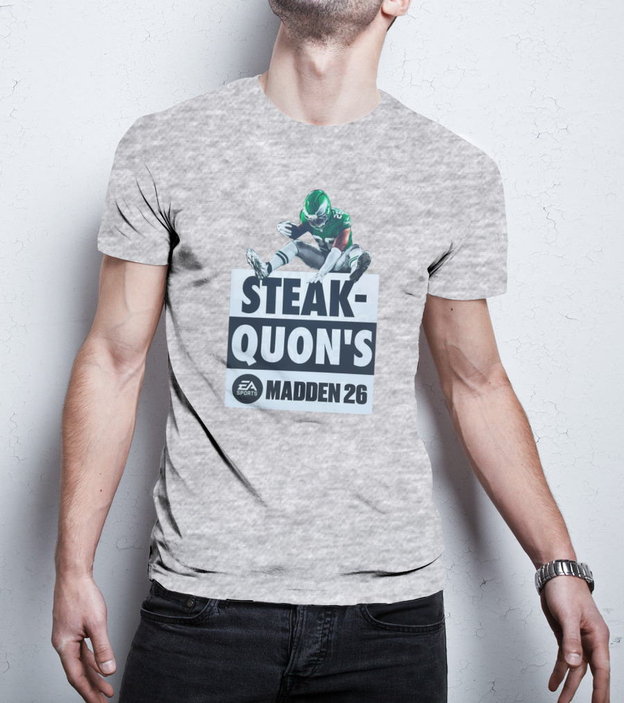 Saquon Barkley Steak Quon’s EA Sports Madden 26 Philadelphia Eagles T-Shirt