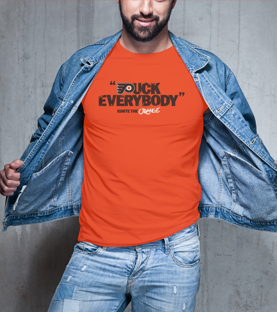 Philadelphia Flyers Puck Everybody Ignite The Orange T-Shirt