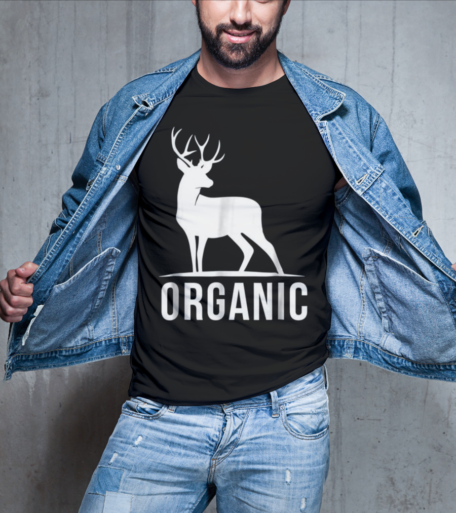 Deer Organic Bow Hunter Inspired Deer T-Shirt