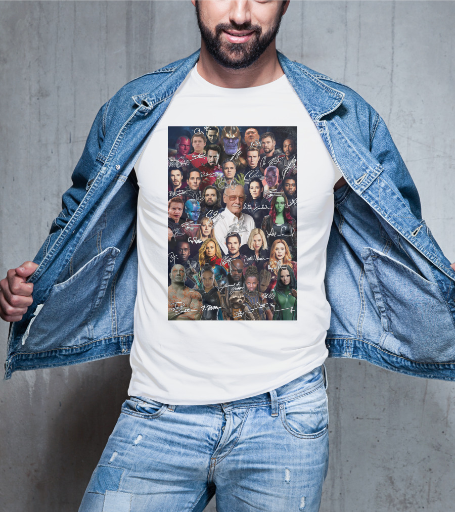 MV 001 Marvel Cinematic Universe Collage T-Shirt
