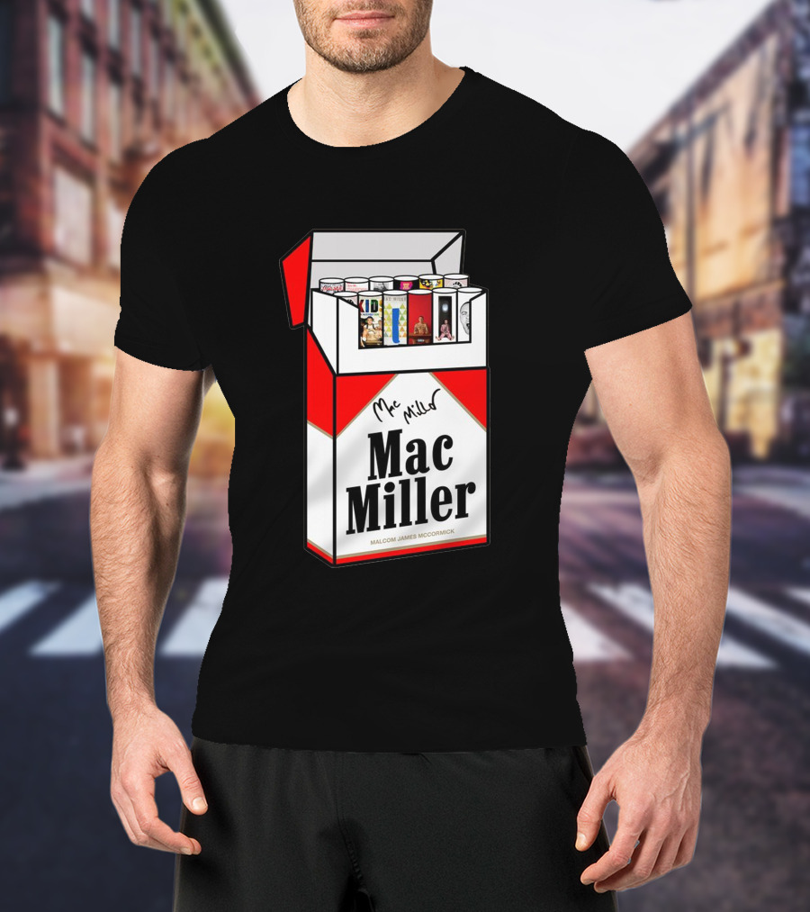 Mac Miller Malcolm James Mccormick Album Pack T-Shirt