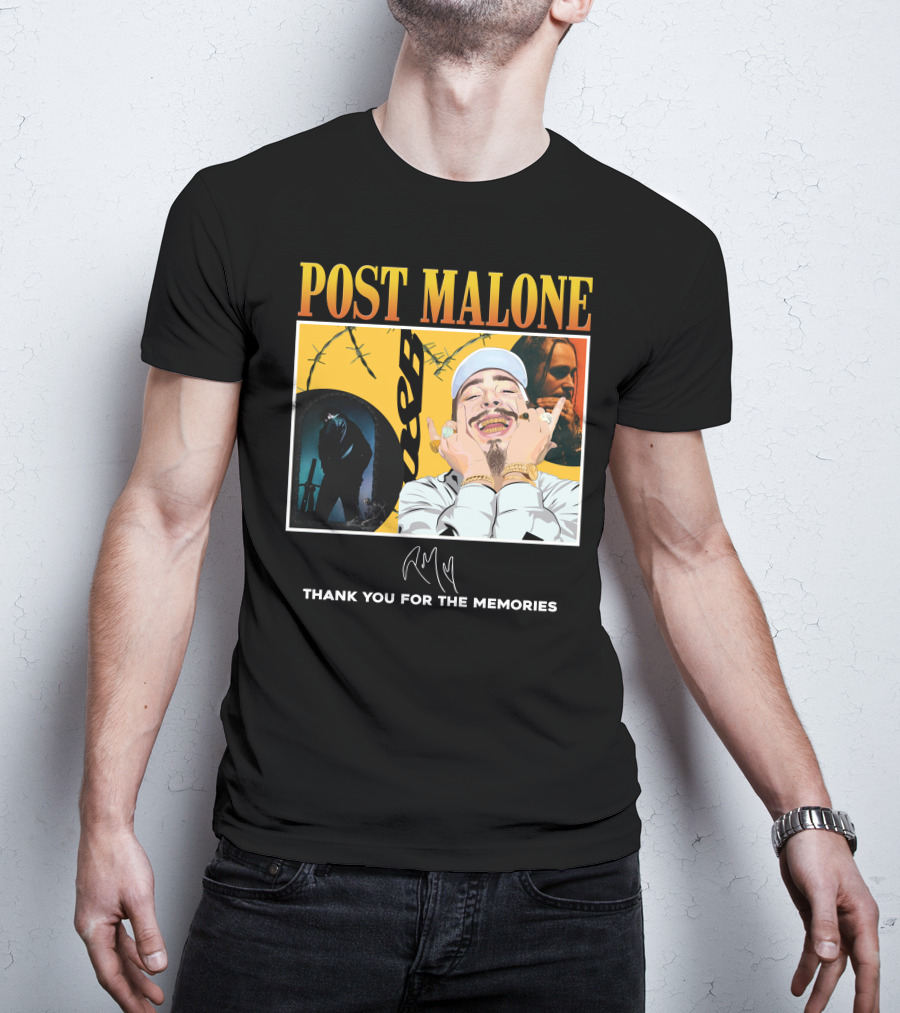 Post Malone Thank You For The Memories T-Shirt