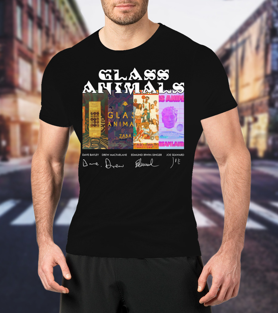 Glass Animals Dave Bayley Drew Macfarlane Edmund Irwin-Singer Joe Seaward Zaba Dreamland T-Shirt