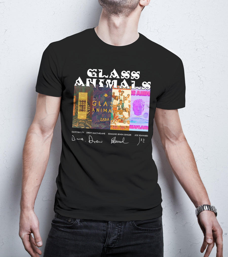 Glass Animals Dave Bayley Drew Macfarlane Edmund Irwin-Singer Joe Seaward Zaba Dreamland T-Shirt