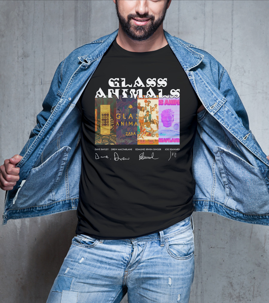 Glass Animals Dave Bayley Drew Macfarlane Edmund Irwin-Singer Joe Seaward Zaba Dreamland T-Shirt