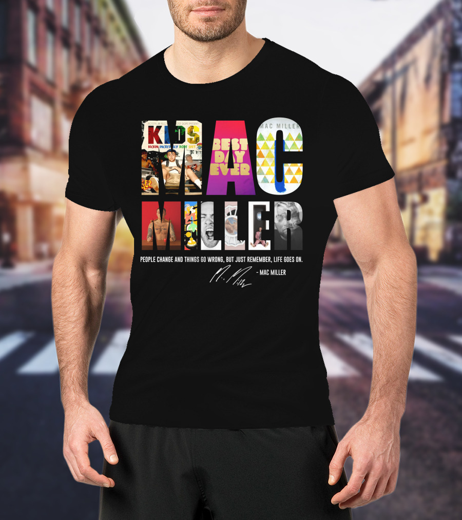 Mac Miller Best Day Ever Kids Poster T-Shirt