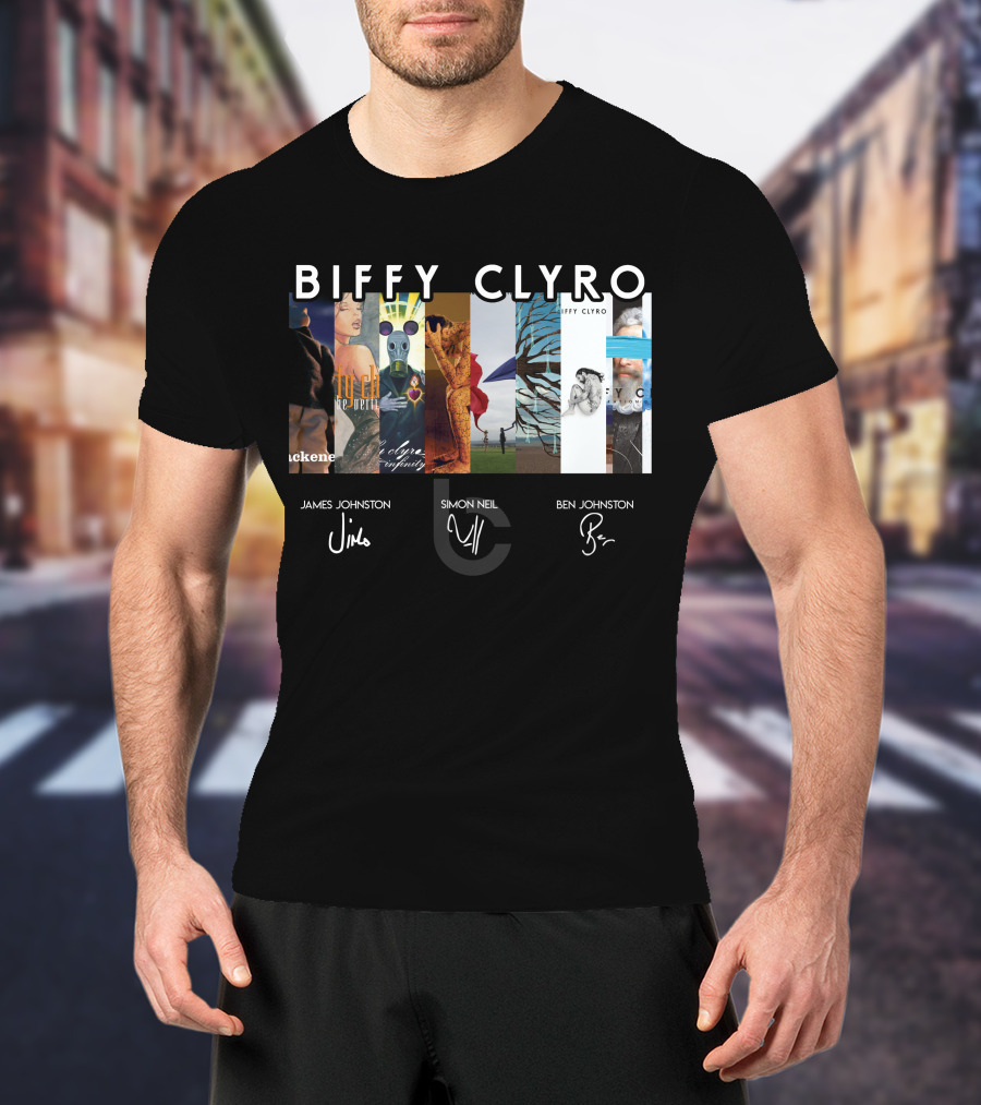 Biffy Clyro Album Art Collage James Johnston Simon Neil Ben Johnston T-Shirt
