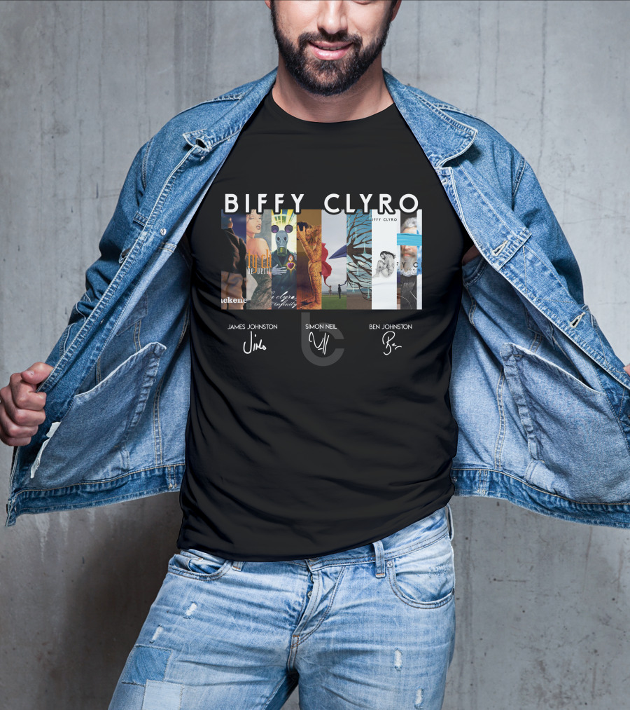 Biffy Clyro Album Art Collage James Johnston Simon Neil Ben Johnston T-Shirt