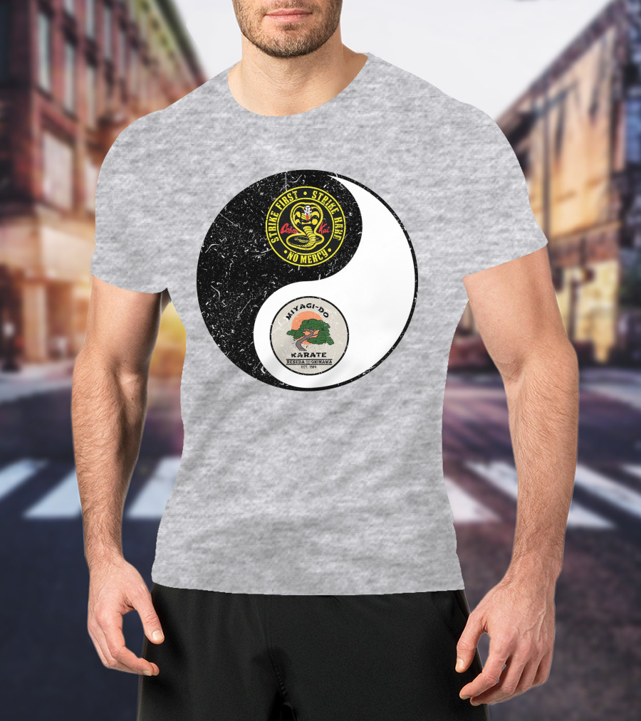 Cobra Kai Strike First Miyagi-Do Karate Yin Yang T-Shirt