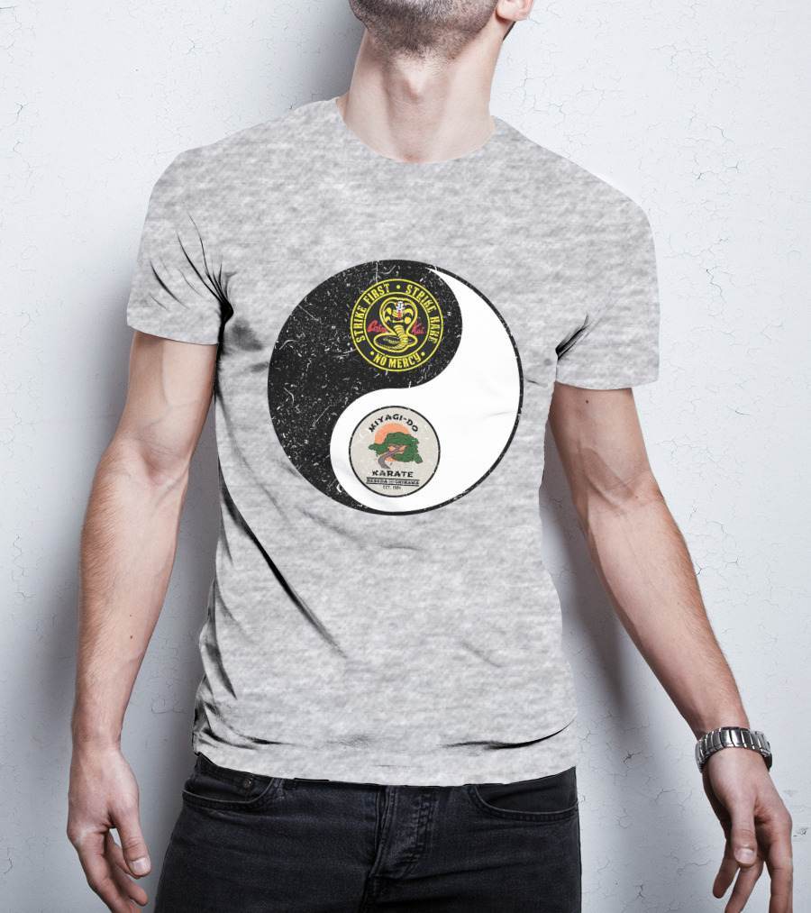 Cobra Kai Strike First Miyagi-Do Karate Yin Yang T-Shirt
