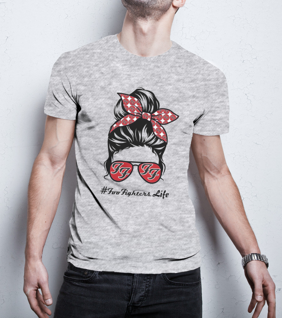 #Foofighterslife Ff Bandana Sunglasses T-Shirt