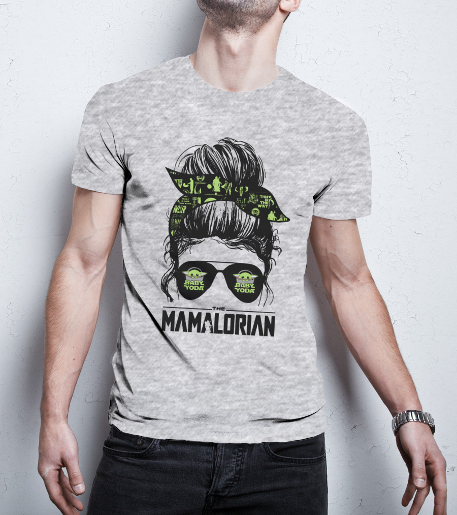 The Mamalorian Baby Yoda Grogu Star Wars T-Shirt