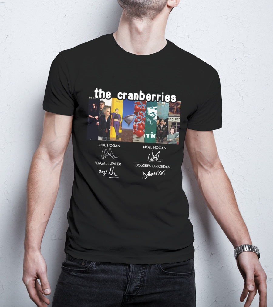 The Cranberries Mike Hogan Noel Hogan Fergal Lawler Dolores O'riordan T-Shirt