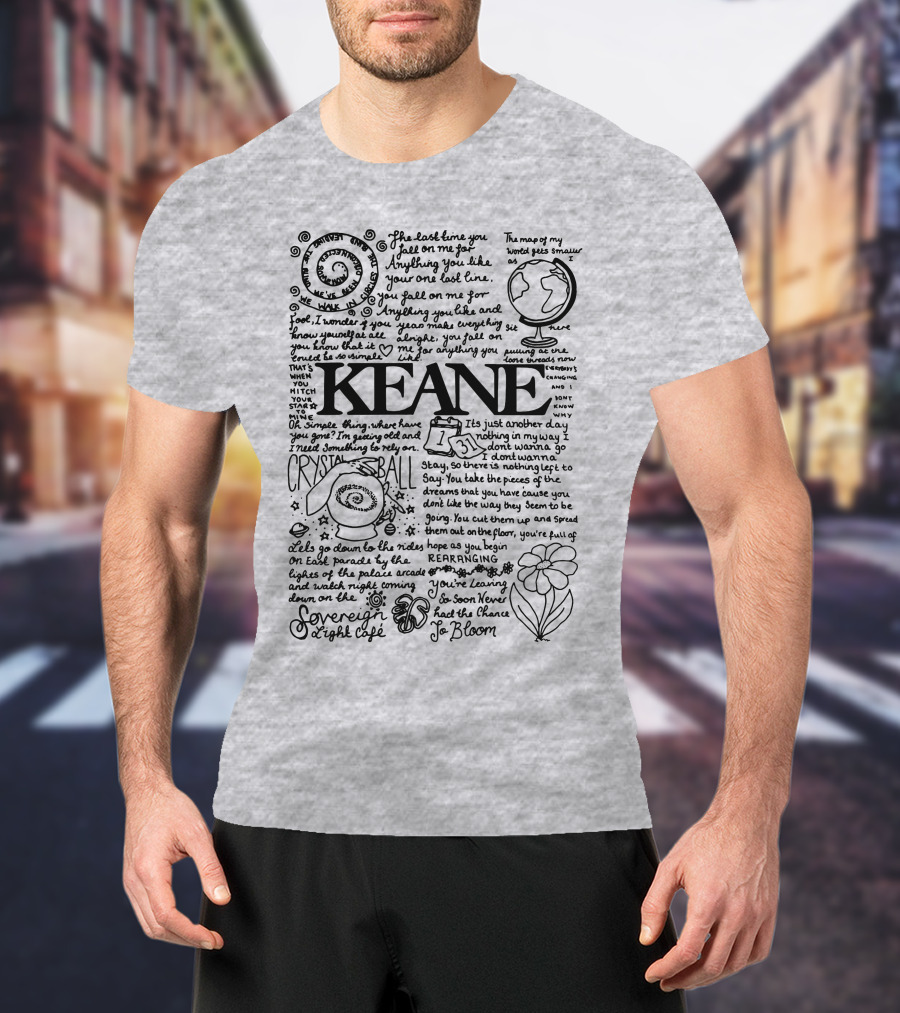 Keane Hopes Crystal Ball Sovereign Night Sky Bloom T-Shirt