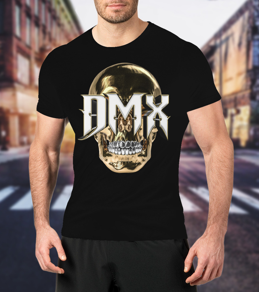 Dmx Gold Skull Luxury Trends T-Shirt