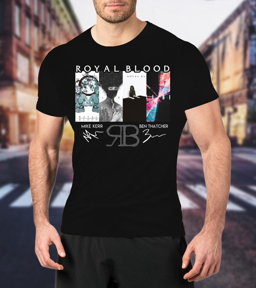 Royal Blood Mike Kerr Ben Thatcher Rb Signatures T-Shirt