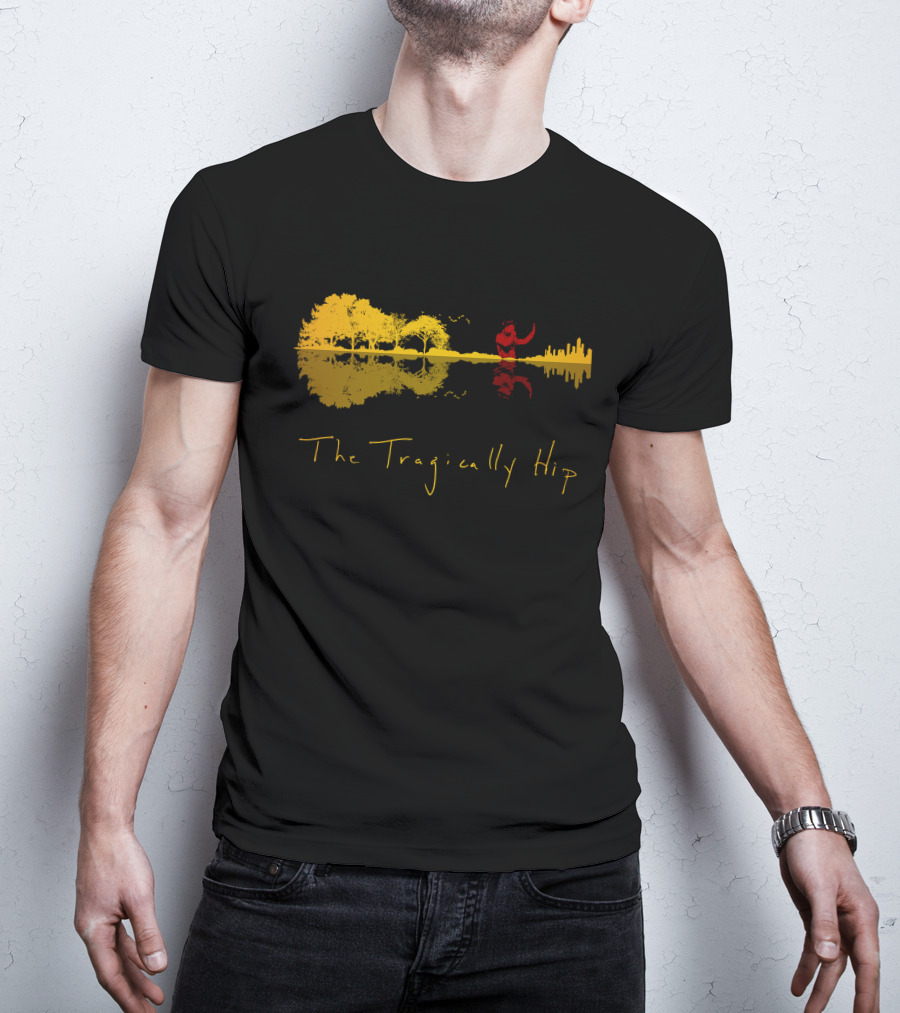 The Tragically Hip Trees And Cityscape Reflection T-Shirt