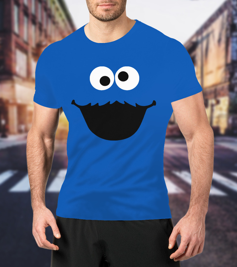 Cookie Monster Face T-Shirt
