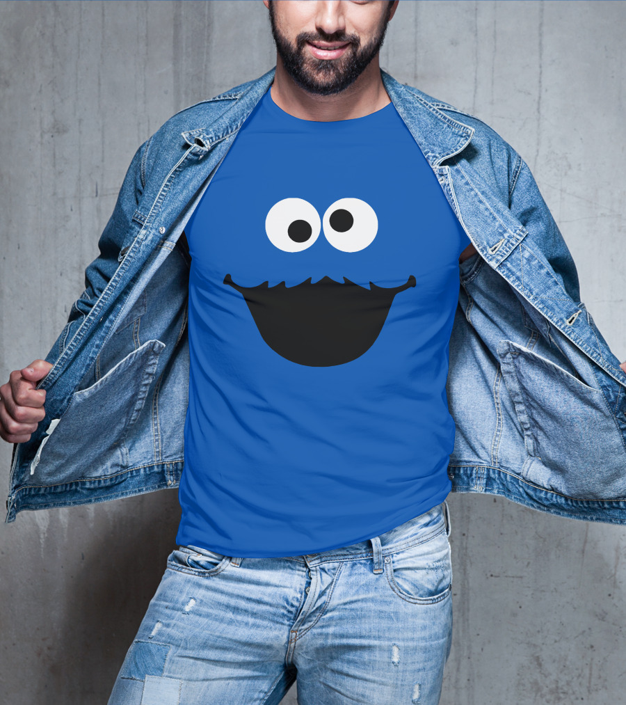Cookie Monster Face T-Shirt