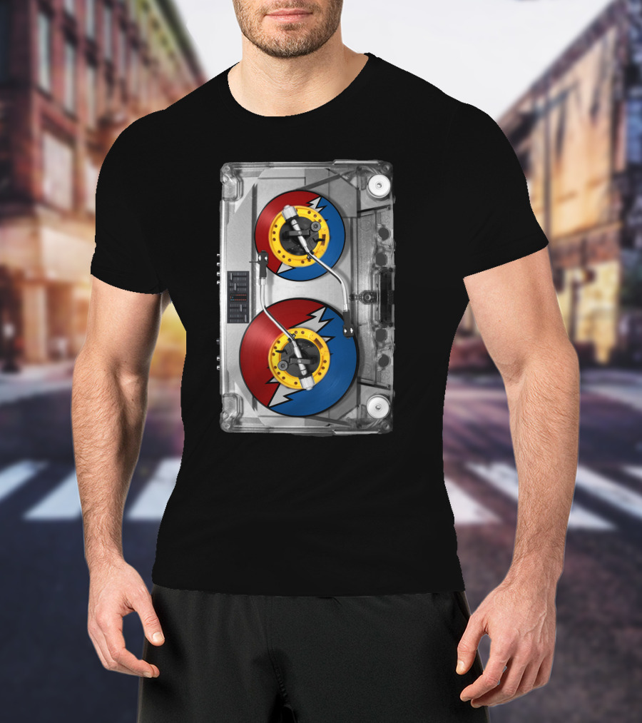 Grateful Dead Cassette Tape Retro Vibe T-Shirt