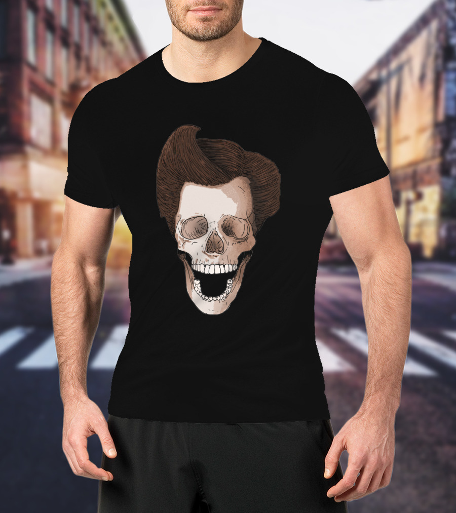 Alrighty Then Skull With Iconic Hair Style 1727902 T-Shirt