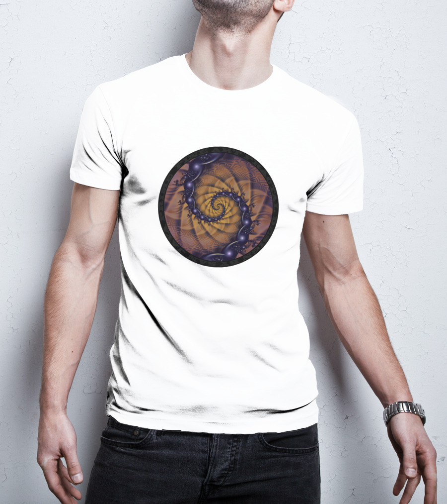 An Emperor Scorpion's Dark Fractal Spiral 1001 Details T-Shirt