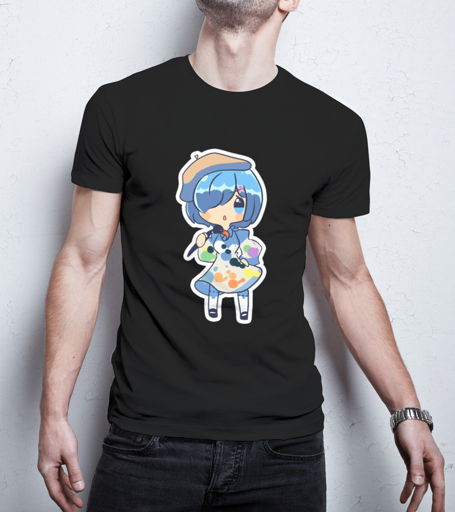 Rem Chibi Art Painter Style 923986 T-Shirt
