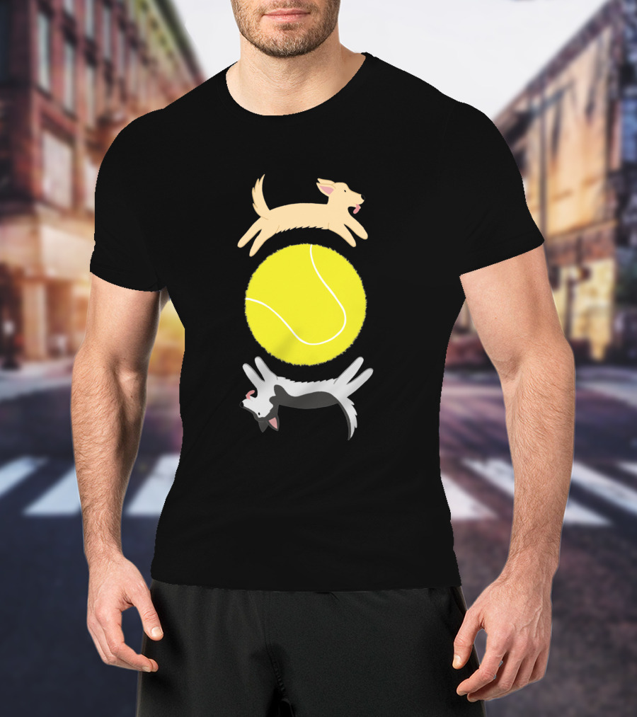 Ball Is Life With Dogs And Tennis Ball 1159928 T-Shirt