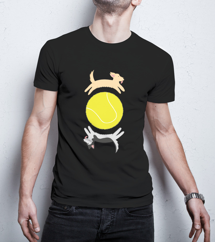 Ball Is Life With Dogs And Tennis Ball 1159928 T-Shirt