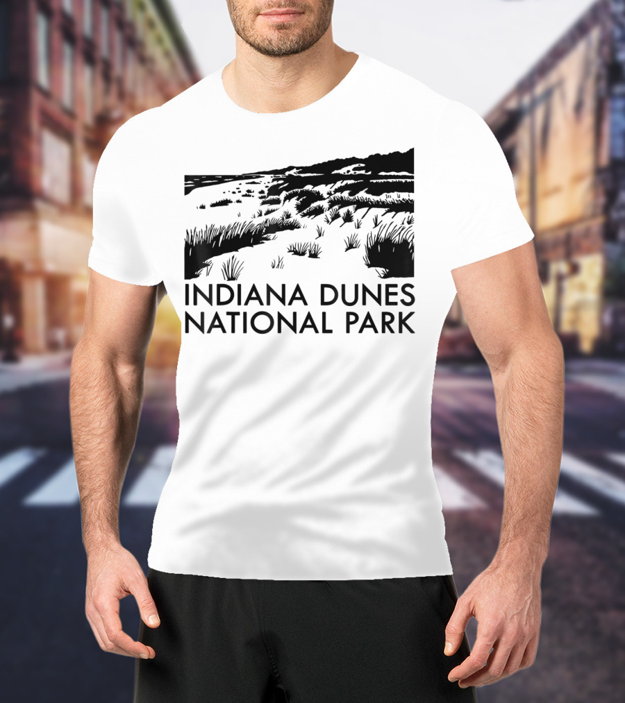Indiana Dunes National Park Scenic Landscape T-Shirt