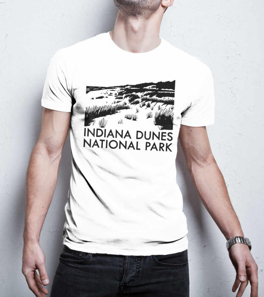 Indiana Dunes National Park Scenic Landscape T-Shirt