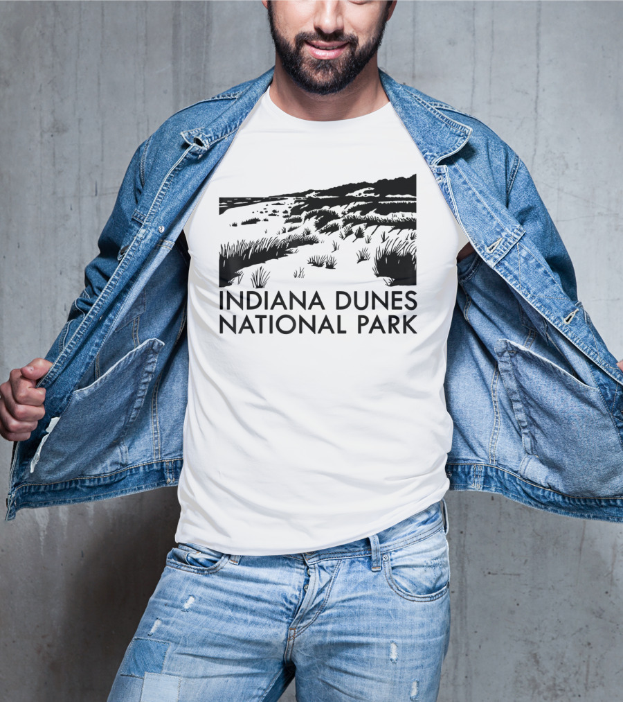Indiana Dunes National Park Scenic Landscape T-Shirt