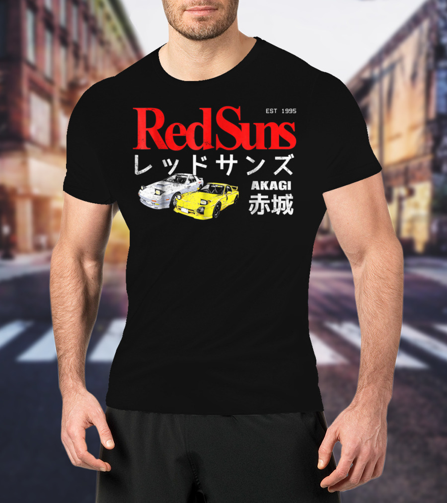 RedSuns Akagi EST 1995 Initial D T-Shirt