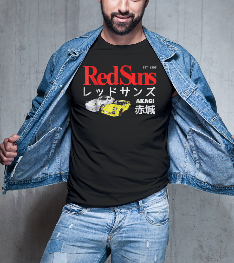 RedSuns Akagi EST 1995 Initial D T-Shirt