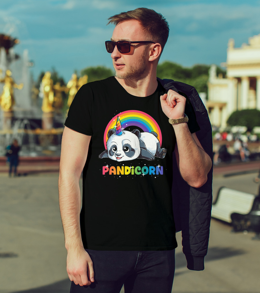 Pandicorn Panda Unicorn Rainbow Pandacorn T-Shirt