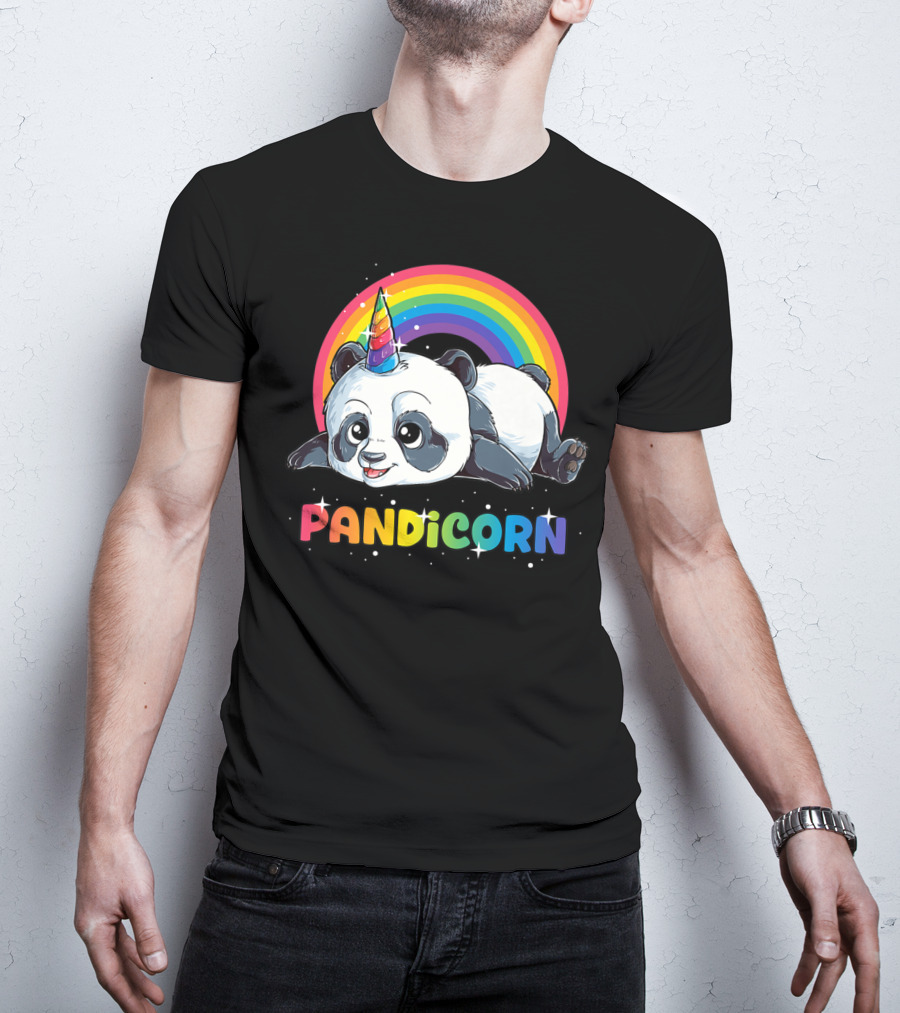 Pandicorn Panda Unicorn Rainbow Pandacorn T-Shirt