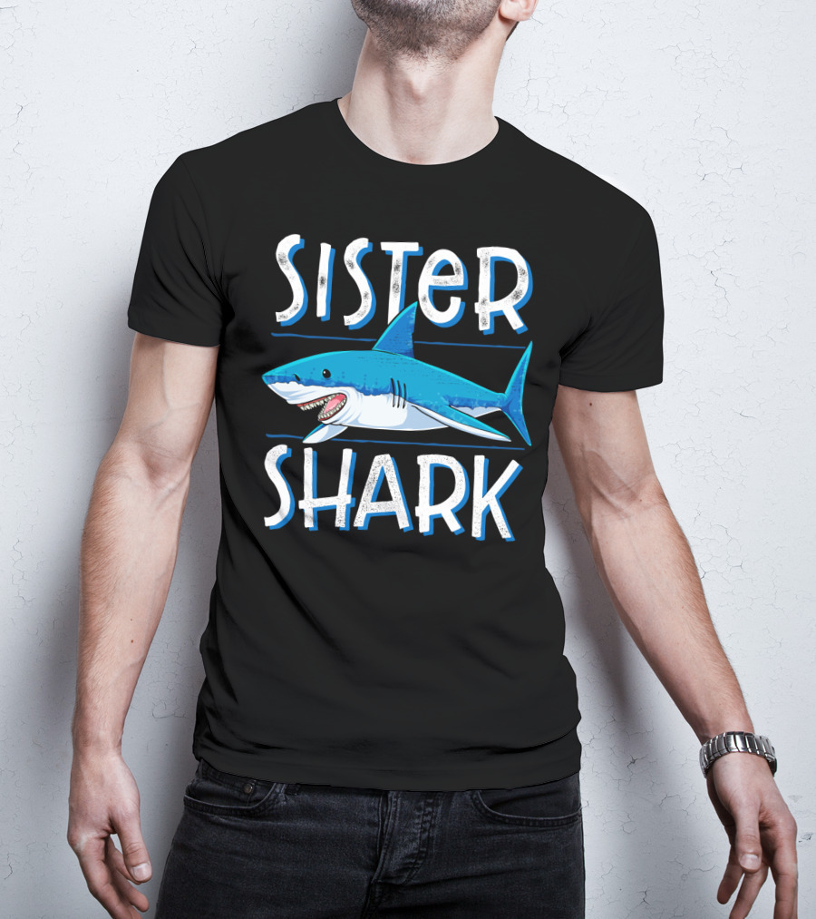 Sister Shark Family Matching Jawsome Shark T-Shirt
