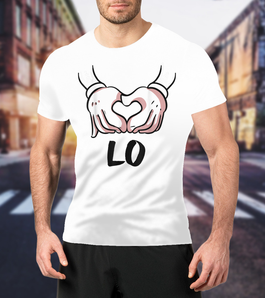 Valentines Day Hands Heart LO T-Shirt