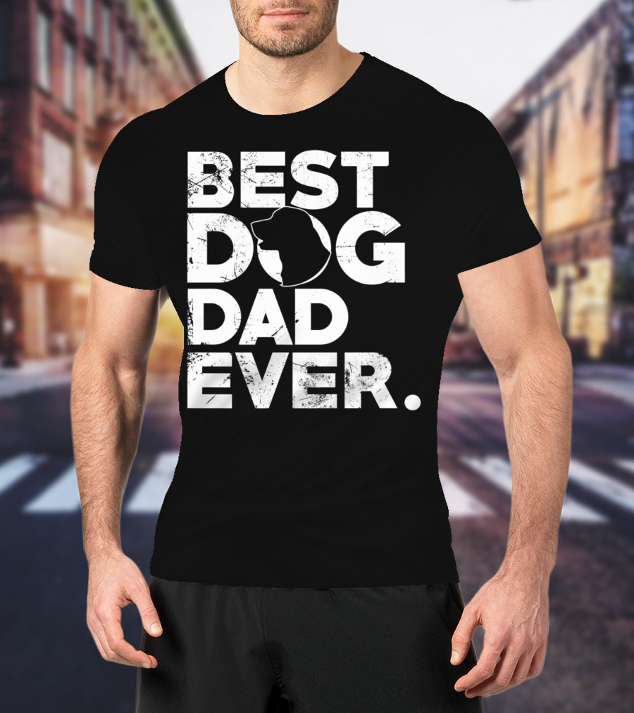 Best Golden Retriever Dog Dad Ever T-Shirt