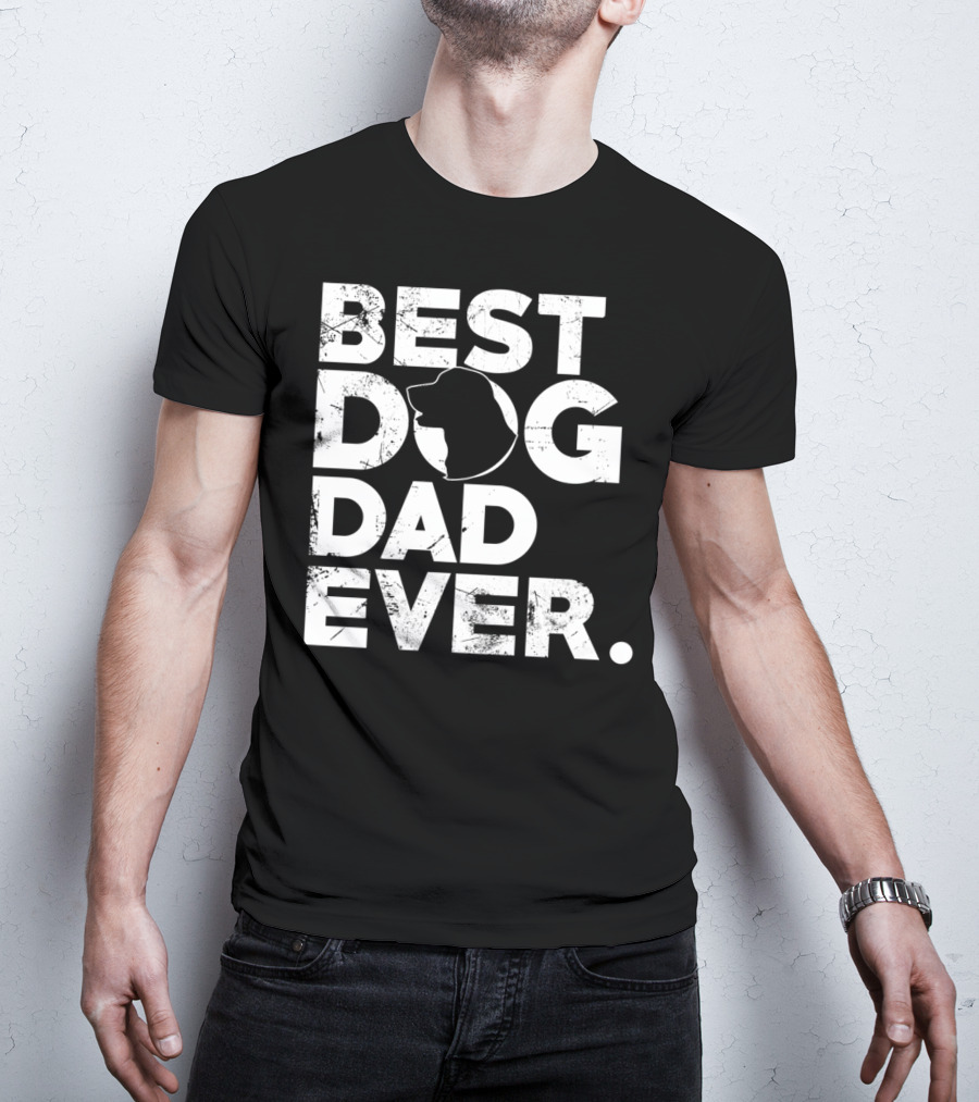 Best Golden Retriever Dog Dad Ever T-Shirt