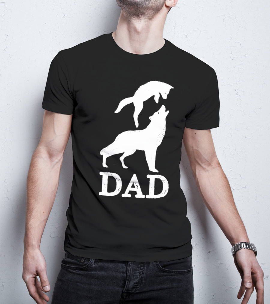 Dad Wolf And Pup T-Shirt