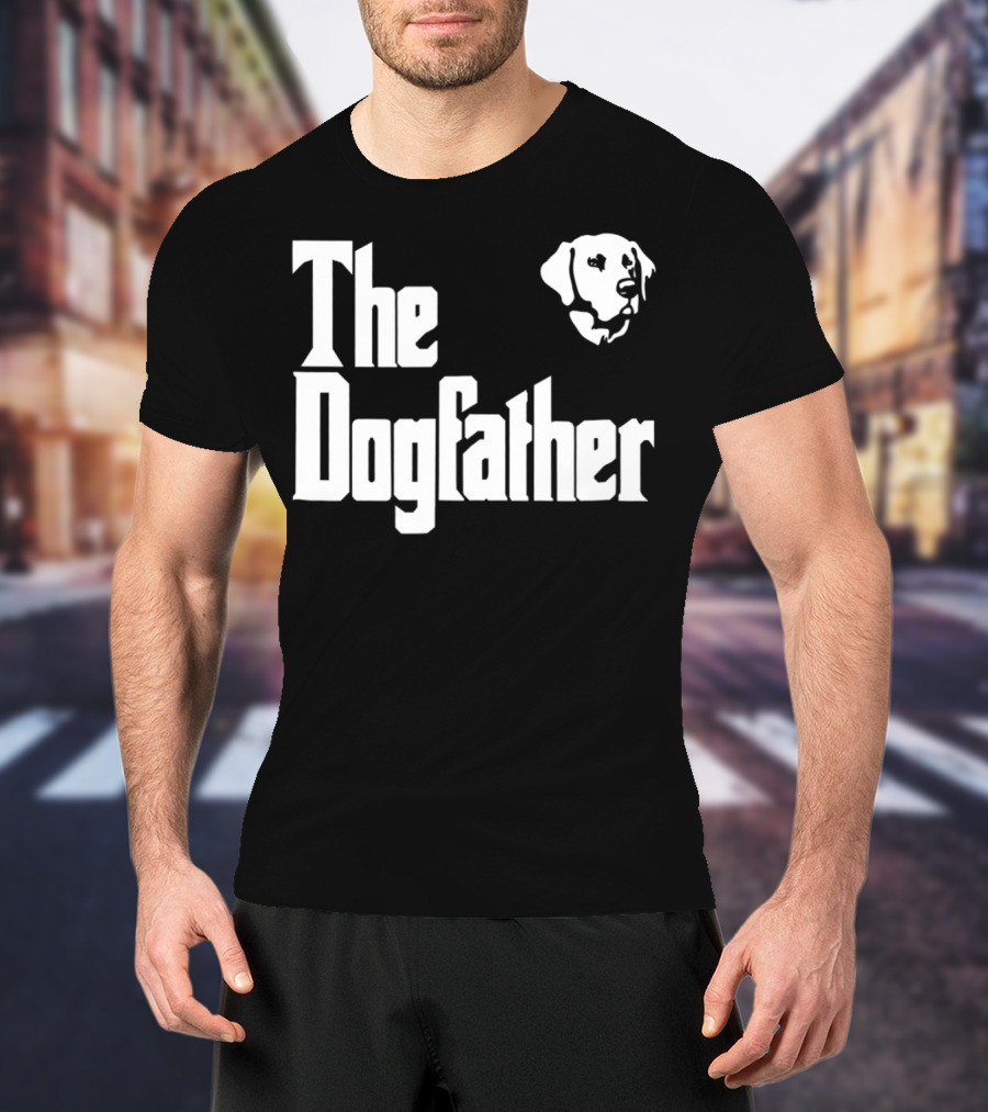 The Dogfather Labrador Dad Birthday T-Shirt