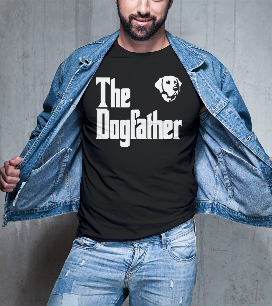 The Dogfather Labrador Dad Birthday T-Shirt