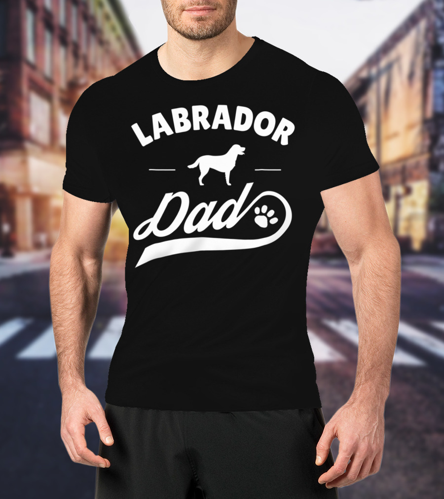 Labrador Dad Dog Owner Lover Mens T-Shirt