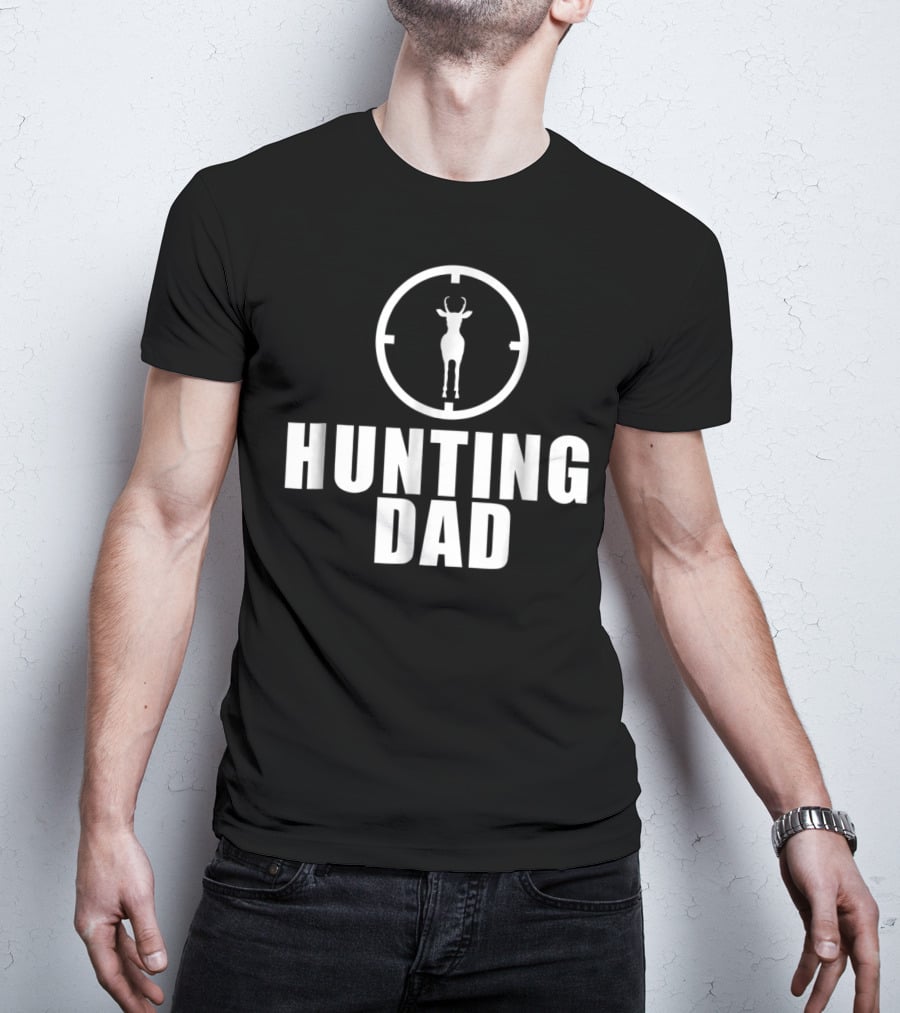 Hunting Dad Mens Birthday T-Shirt