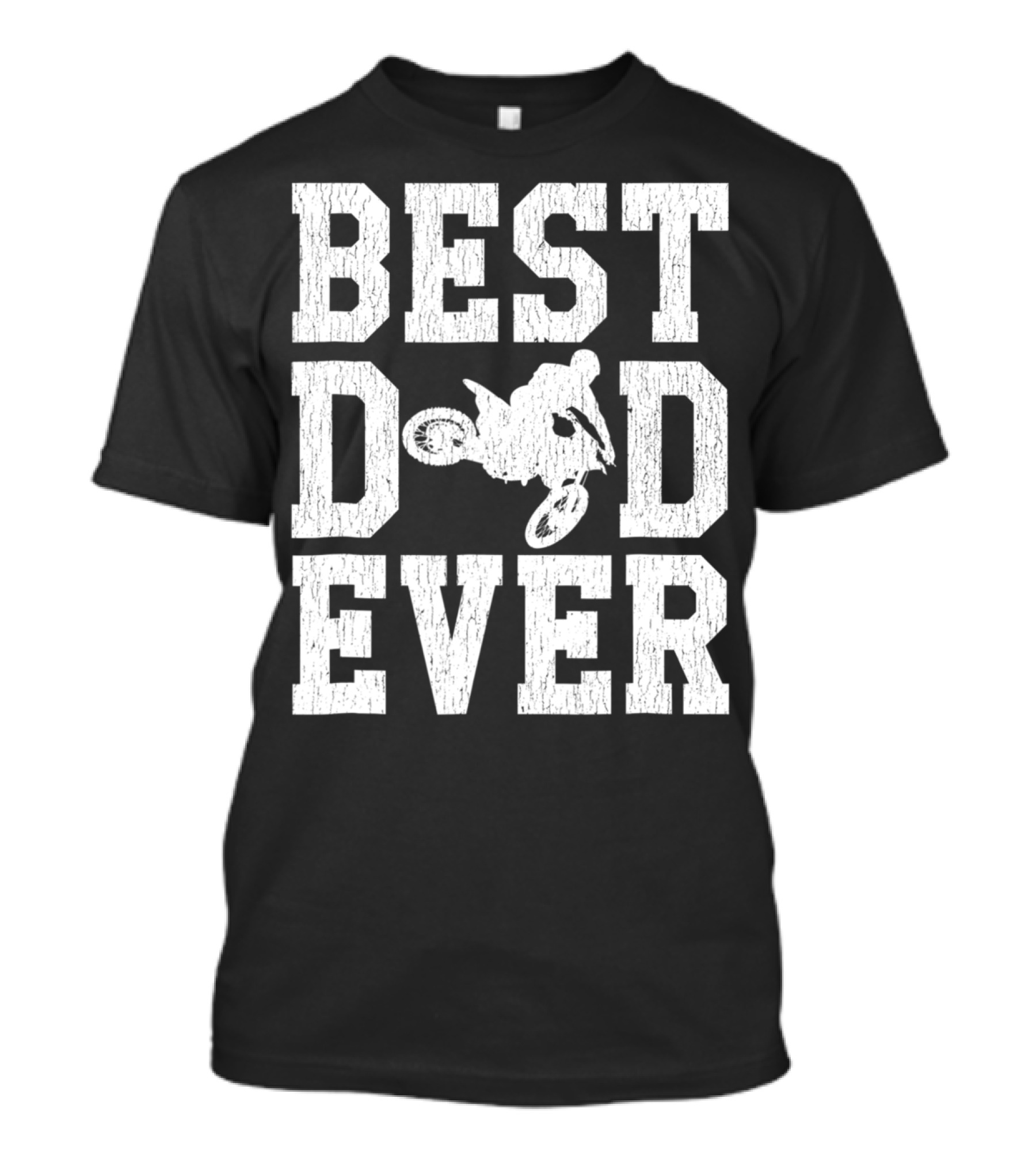 Best Dad Ever Motocross Rider Moto T-Shirt